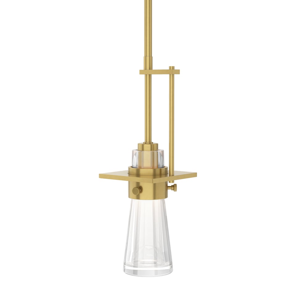 Erlenmeyer Mini Pendant - Modern Brass by Hubbardton Forge