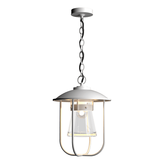 Erlenmeyer Outdoor Pendant - White by Hubbardton Forge