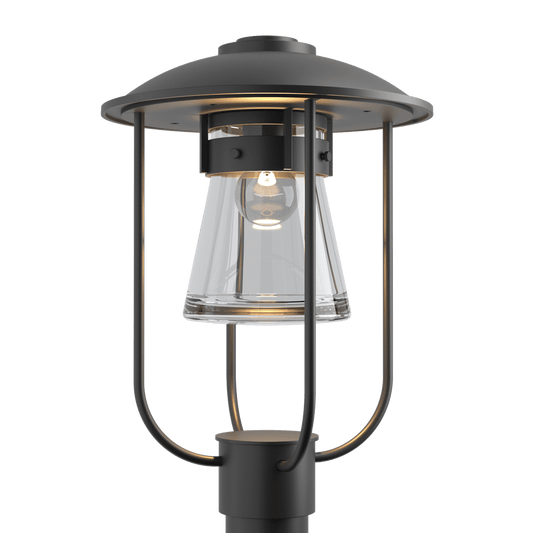 Erlenmeyer Outdoor Post Light - Coastal Black by Hubbardton Forge