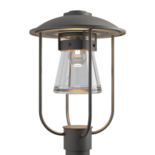 Erlenmeyer Outdoor Post Light - Natural Iron by Hubbardton Forge
