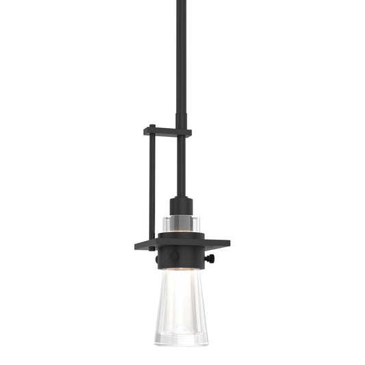 Erlenmeyer Small Mini Pendant - Black by Hubbardton Forge