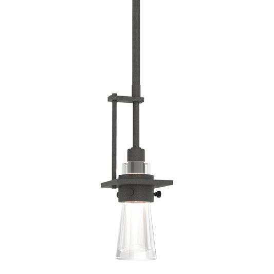 Erlenmeyer Small Mini Pendant - Natural Iron by Hubbardton Forge