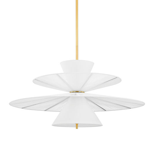Esperance Chandelier - Aged Brass by Hudson Valley Lighting