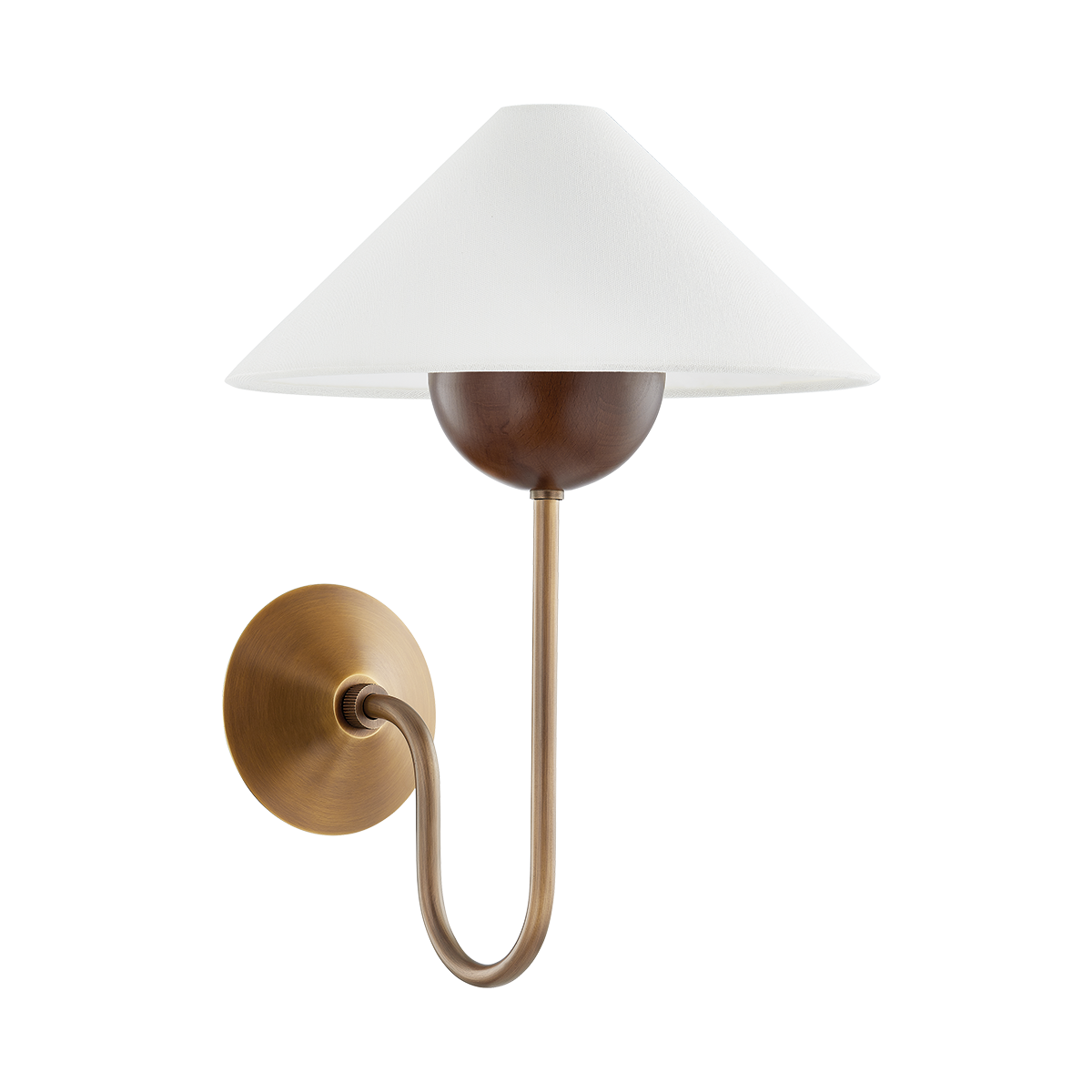 Evan Wall Sconce - 1-Light - Patina Brass - Troy Lighting B4716-PBR