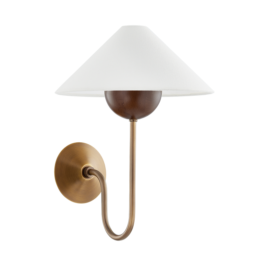Evan Wall Sconce - 1-Light - Patina Brass - Troy Lighting B4716-PBR