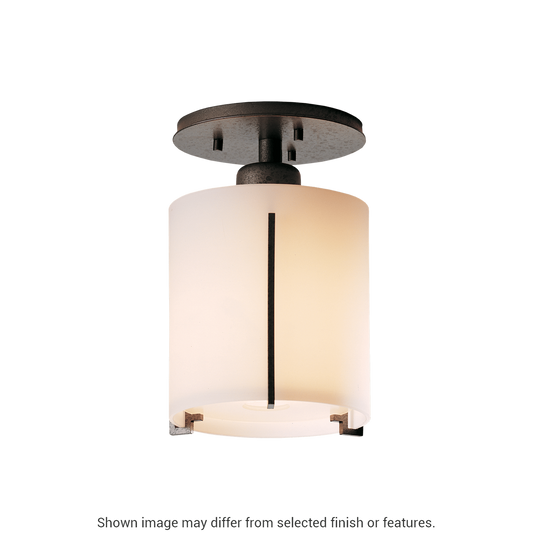 Exos Round Semi-Flush - Ink by Hubbardton Forge