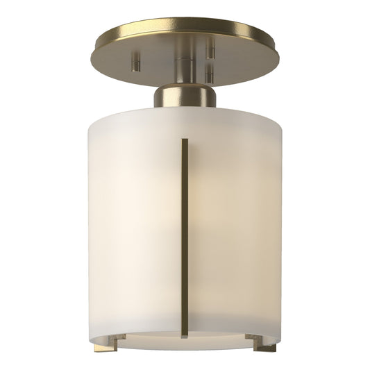 Exos Round Semi-Flush - Modern Brass by Hubbardton Forge
