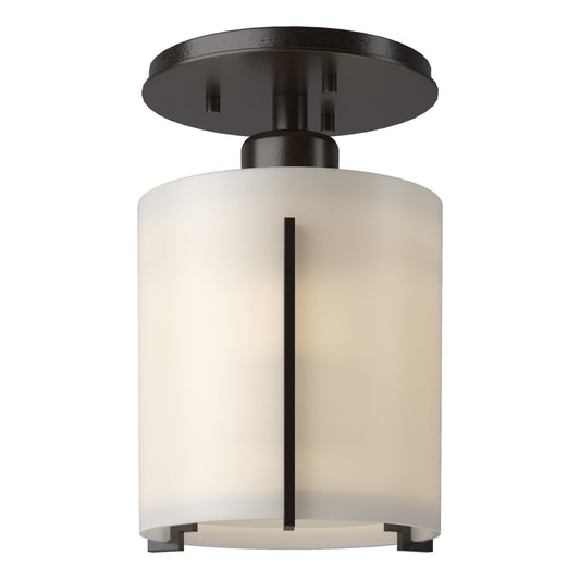 Exos Round Semi-Flush - Oil Rubbed Bronze by Hubbardton Forge