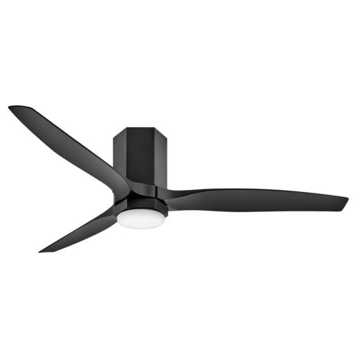 Facet 52" LED Dual Mount Smart Fan - Matte Black by Hinkley Lighting