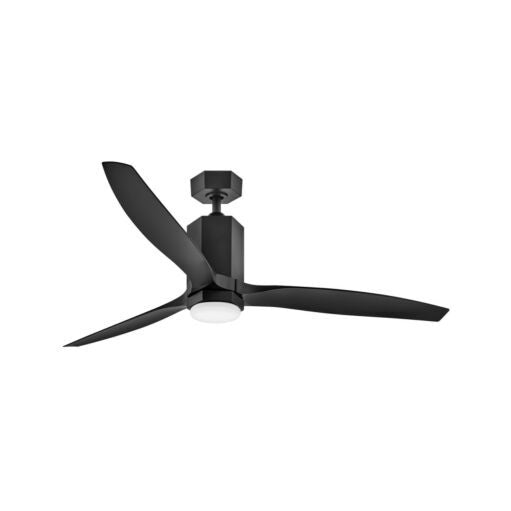 Facet 60" LED Dual Mount Smart Fan - Matte Black by Hinkley Lighting