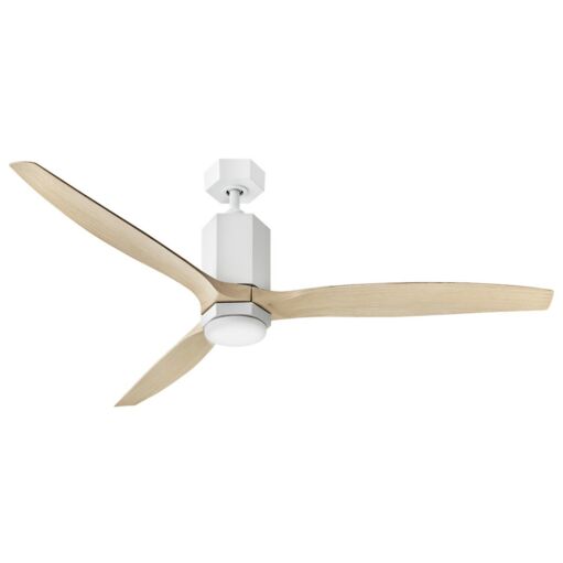 Facet 60" LED Dual Mount Smart Fan - Matte White by Hinkley Lighting