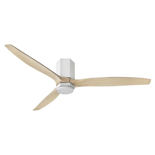 Facet 60" LED Dual Mount Smart Fan - Matte White by Hinkley Lighting