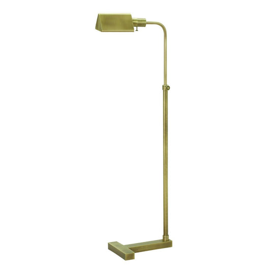 Fairfax Adjustable Pharmacy Floor Lamp - F100-AB - Antique Brass by House of Troy