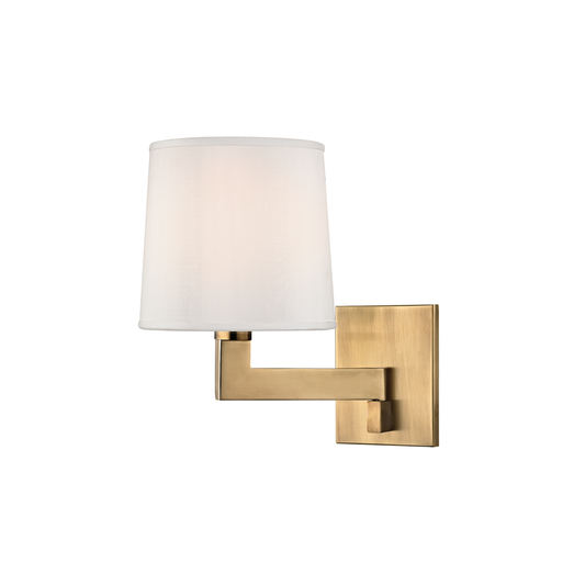 Fairport Wall Sconce - Aged Brass by Hudson Valley Lighting
