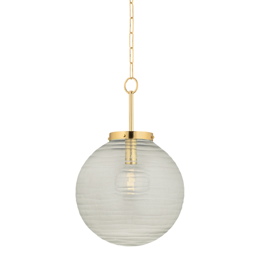 Falls Mills Pendant - Aged Brass by Hudson Valley Lighting