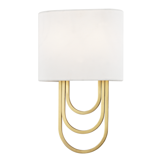 Farah Wall Sconce - 2-Light - Aged Brass - Mitzi H210102-AGB