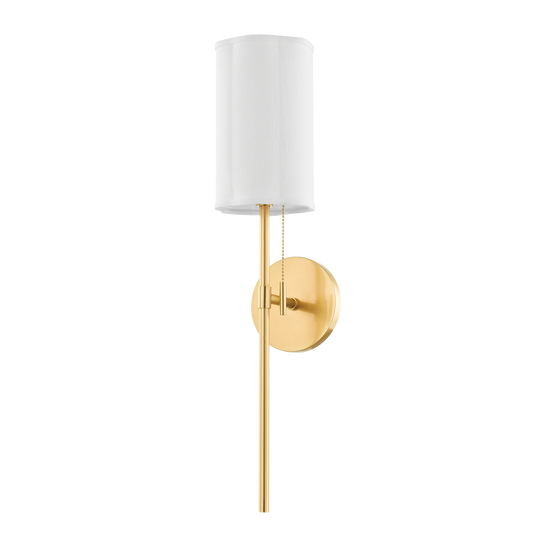 Fawn Wall Sconce - 1-Light - Aged Brass - Mitzi H673101-AGB