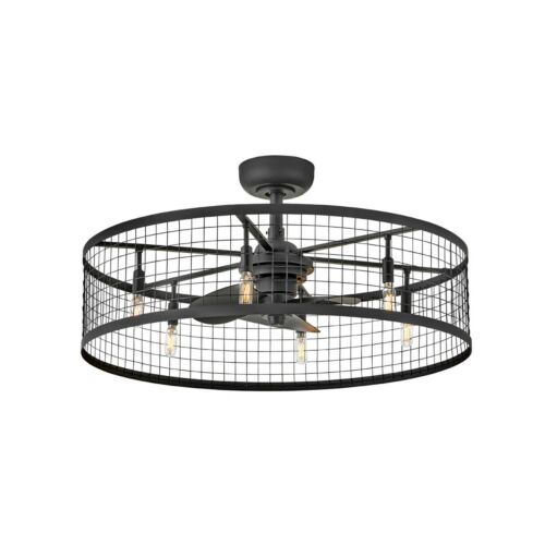 Finnigan 30" LED Fandelier - Matte Black by Hinkley Lighting