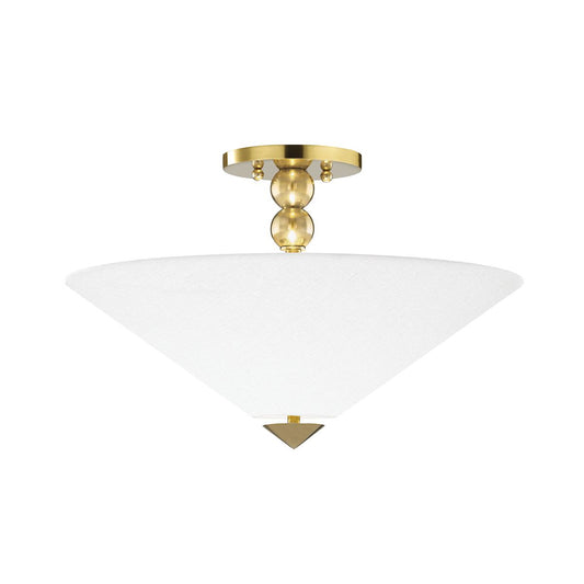 Flare Semi-Flush Ceiling Light by Hudson Valley Lighting
