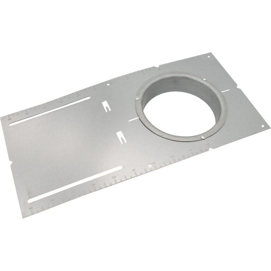 Flat Rough-In Plate with Drywall Flange for 4" Fire Rated Recessed Ceiling Lights by Lotus LED Lights
