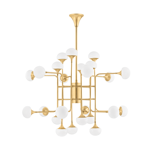 Fleming Chandelier - Aged Brass by Hudson Valley Lighting