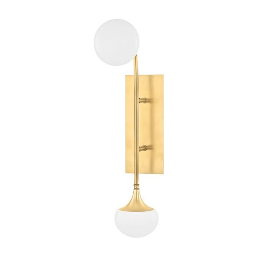 Fleming Wall Sconce - Aged Brass by Hudson Valley Lighting