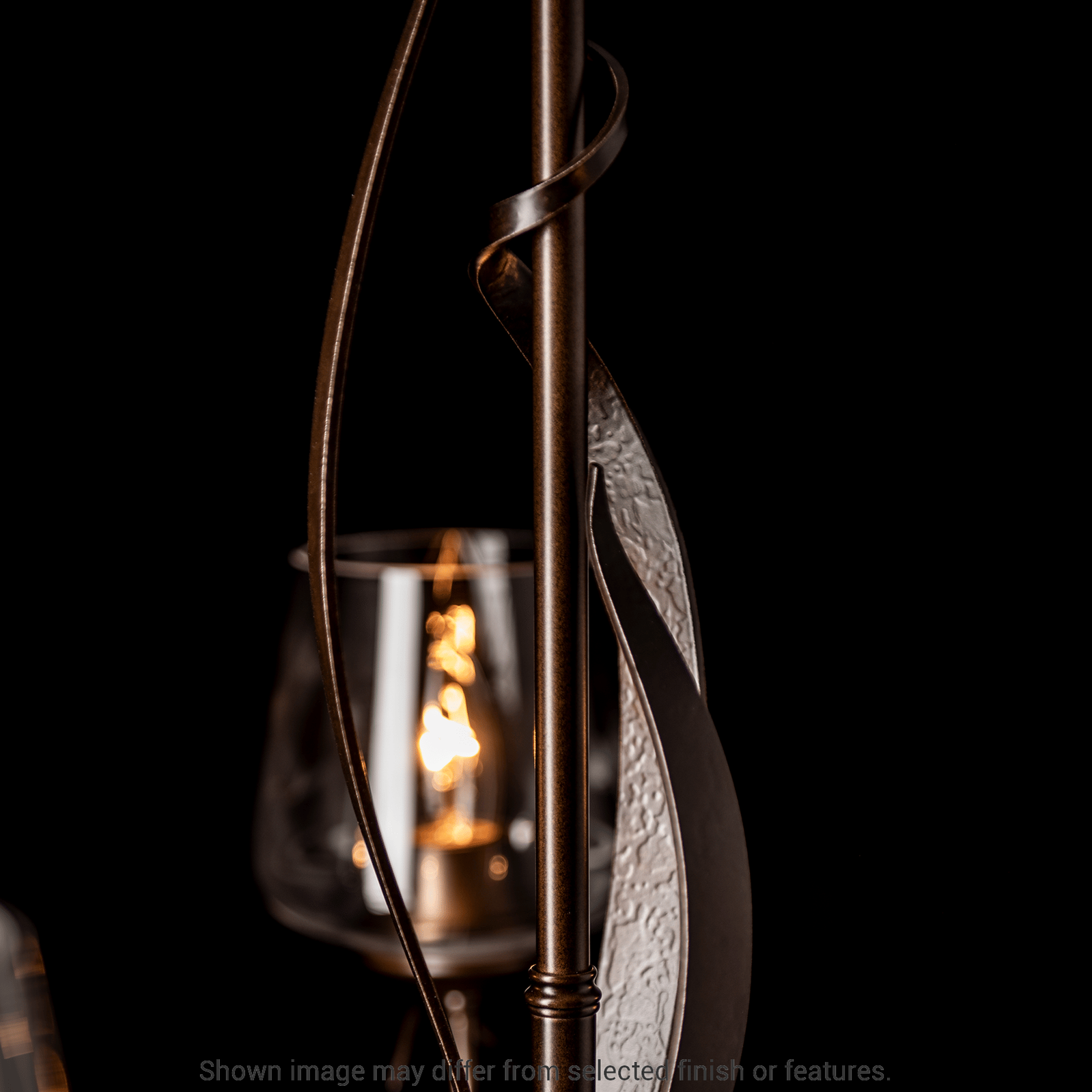 Flora 5-Arm Chandelier - White - Opal Glass by Hubbardton Forge
