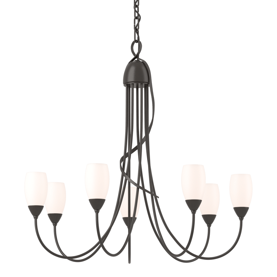 Flora 7-Arm Chandelier - Oil Rubbed Bronze by Hubbardton Forge