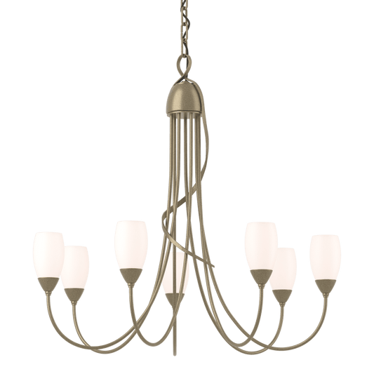 Flora 7-Arm Chandelier - Soft Gold by Hubbardton Forge
