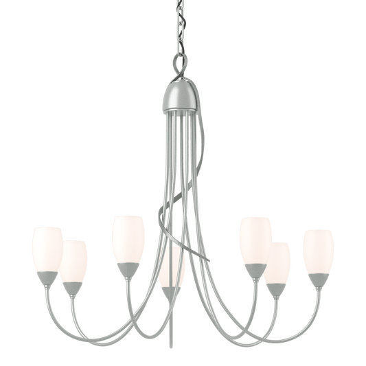 Flora 7-Arm Chandelier - Vintage Platinum by Hubbardton Forge