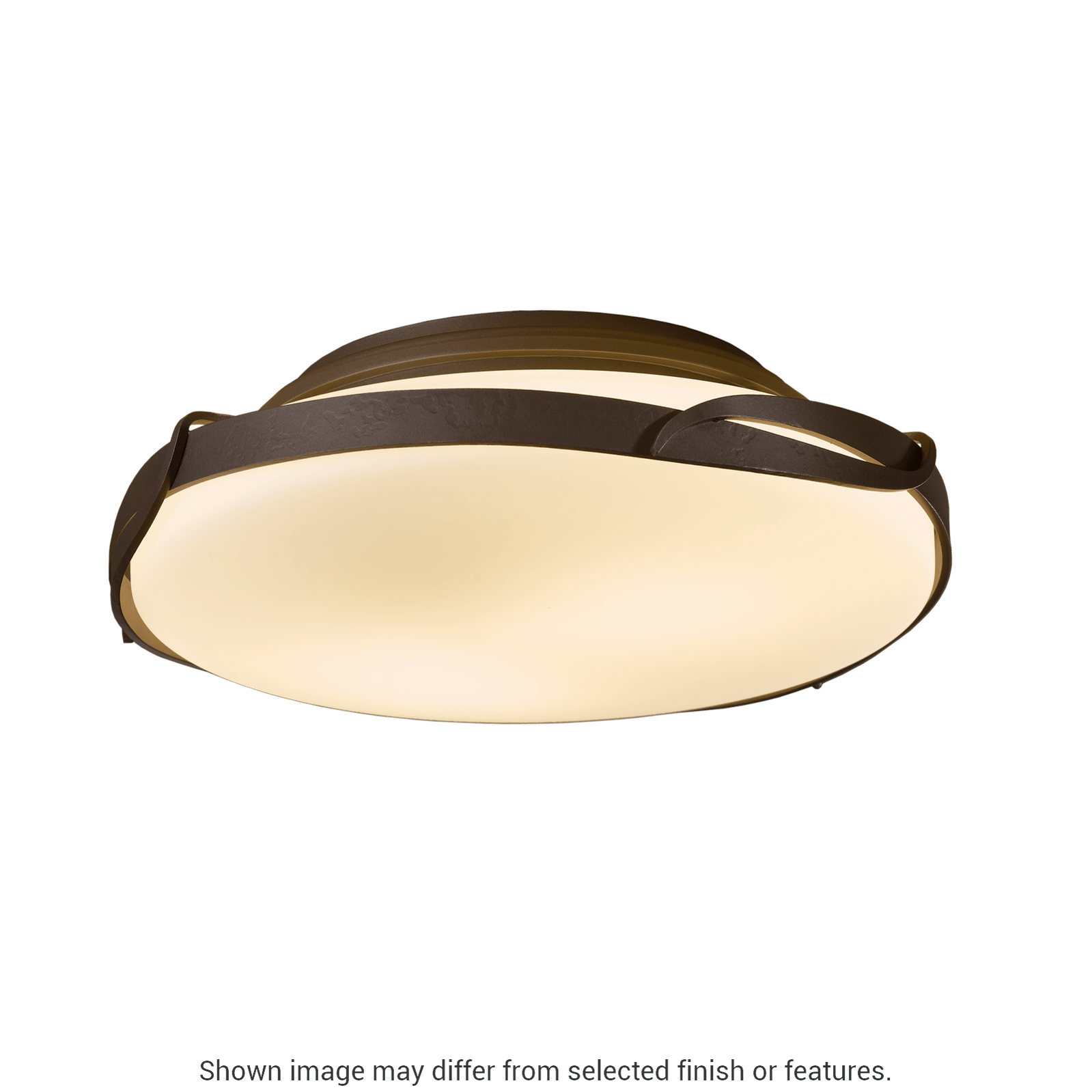 Flora Flush Mount - Ink by Hubbardton Forge