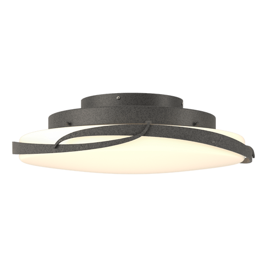Flora LED Flush Mount - Natural Iron by Hubbardton Forge