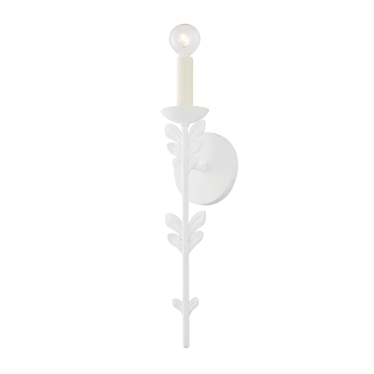 Florian Wall Sconce - 1-Light - Gesso White - Troy Lighting B4411-GSW