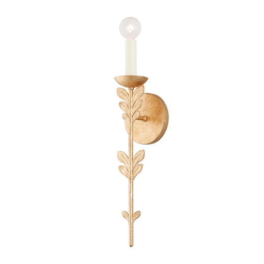Florian Wall Sconce - 1-Light - Vintage Gold Leaf - Troy Lighting B4411-VGL