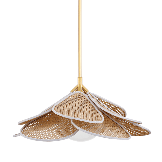 Florina Pendant - Aged Brass by Hudson Valley Lighting