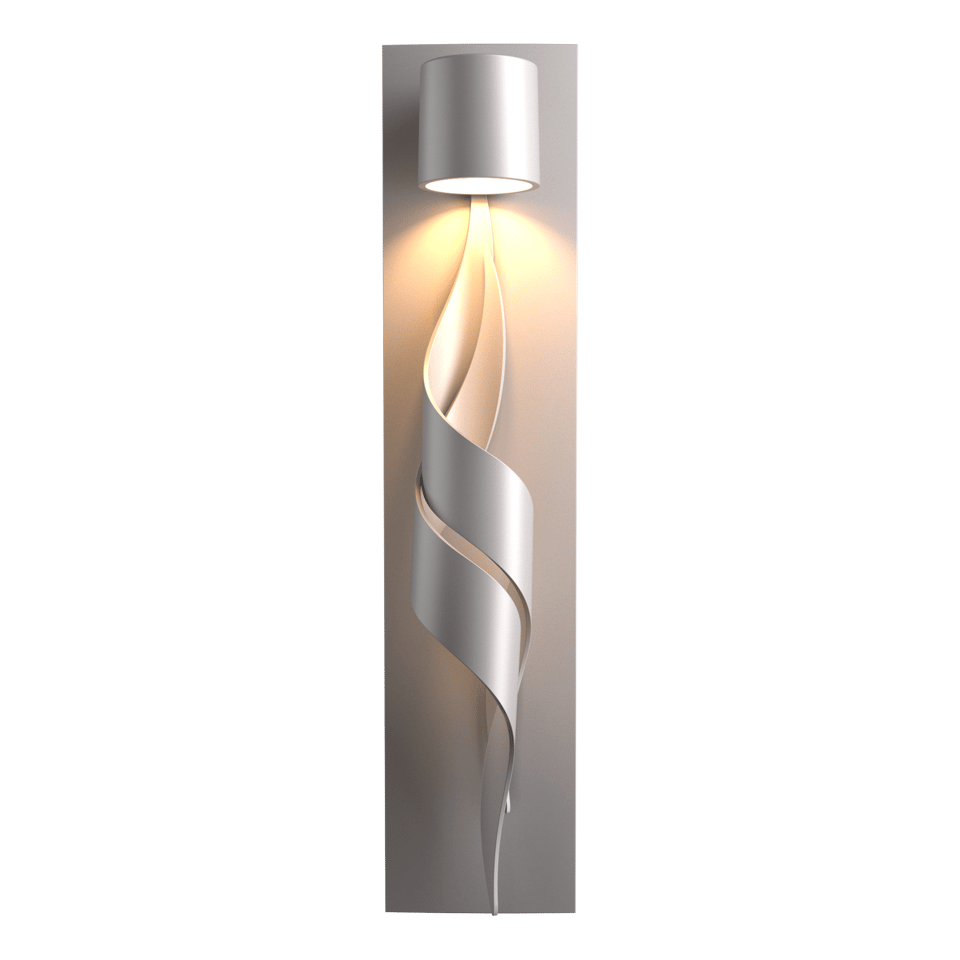 Flux Dark Sky Friendly Outdoor Sconce - Coastal Burnished Steel by Hubbardton Forge