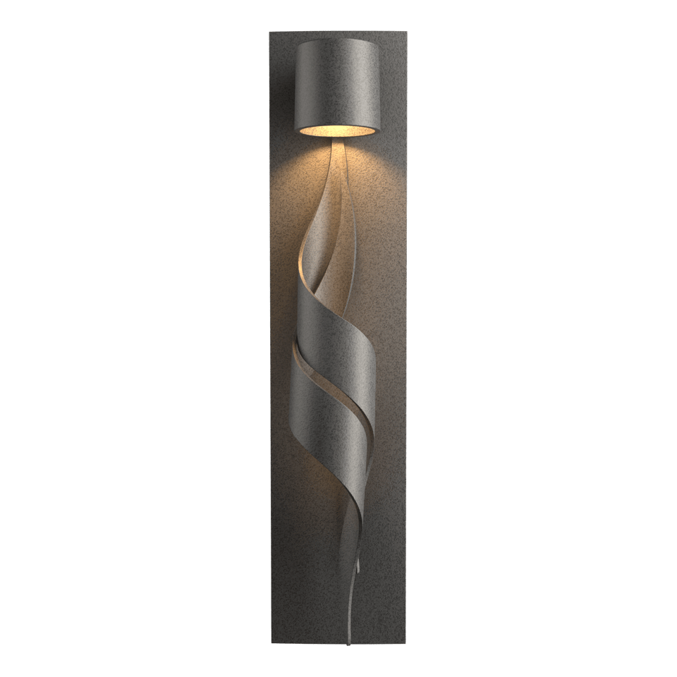 Flux Dark Sky Friendly Outdoor Sconce - Natural Iron by Hubbardton Forge