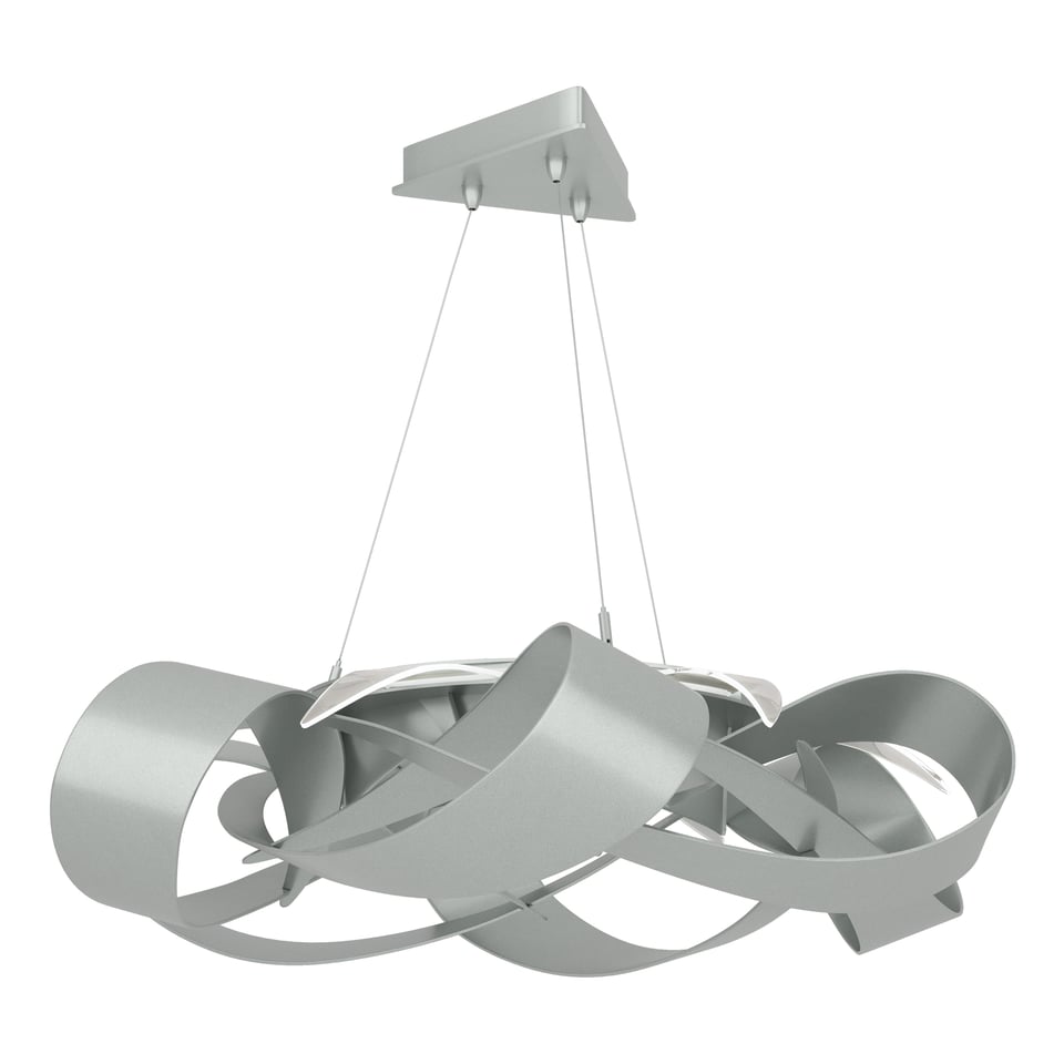 Flux Large LED Pendant - Vintage Platinum by Hubbardton Forge