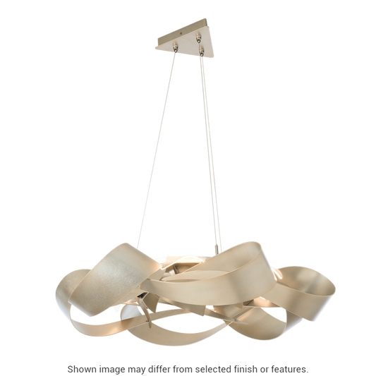 Flux Large LED Pendant - White by Hubbardton Forge