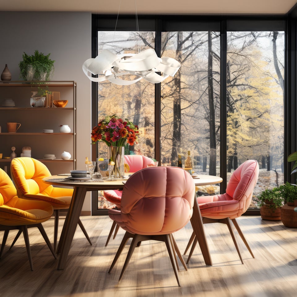 Flux Large LED Pendant - White by Hubbardton Forge