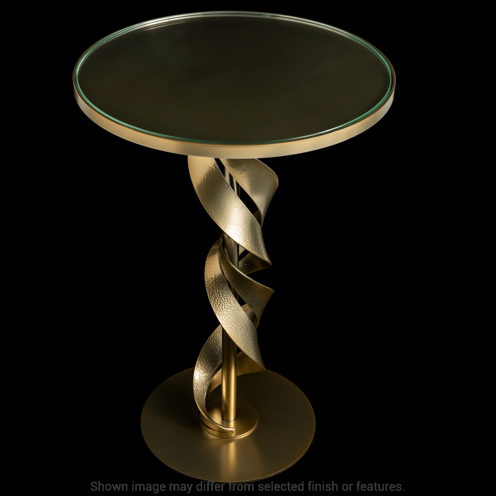 Folio Glass Top Accent Table - White by Hubbardton Forge