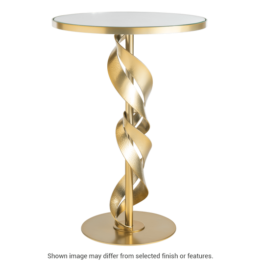 Folio Glass Top Accent Table - White by Hubbardton Forge