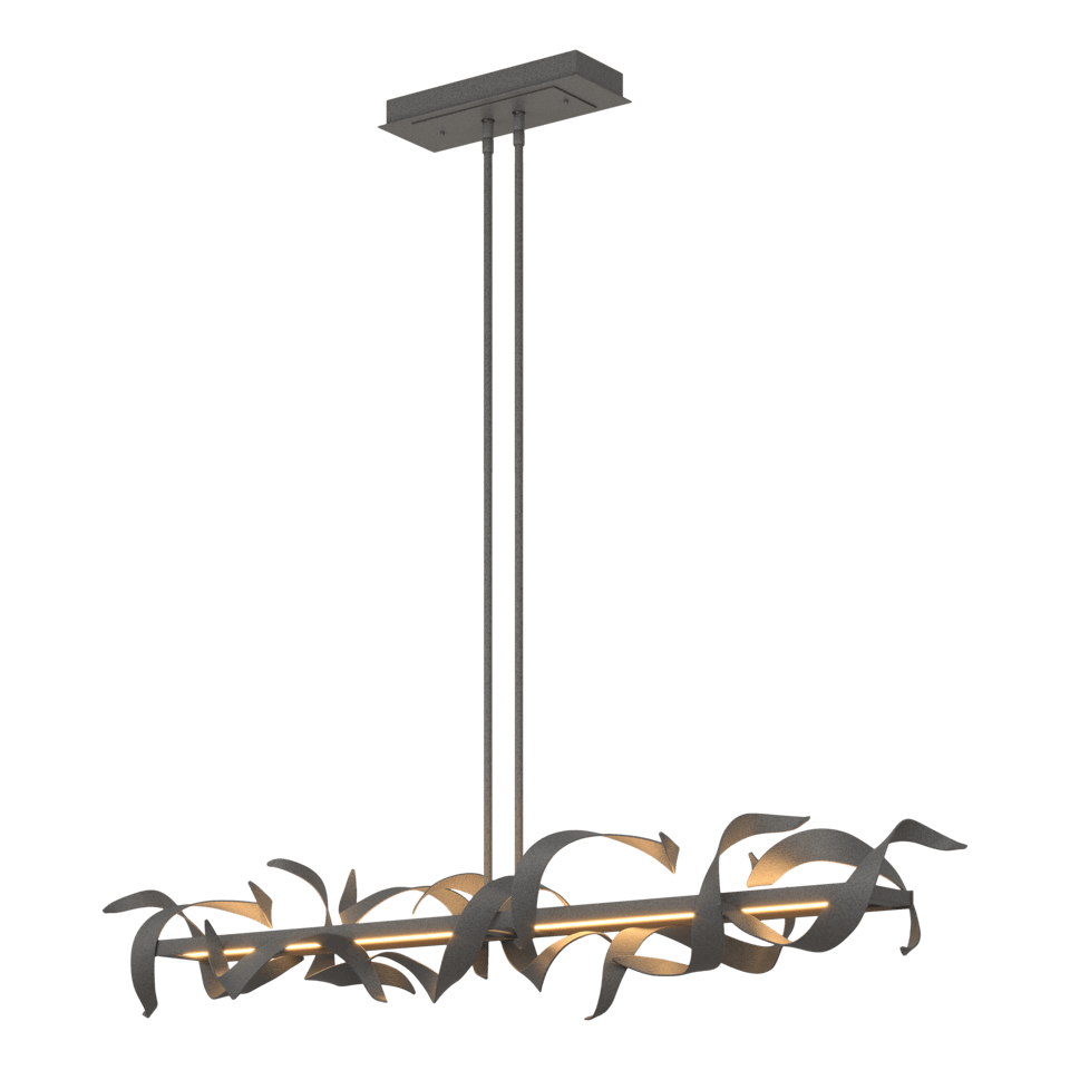 Folio Large LED Pendant - Natural Iron by Hubbardton Forge