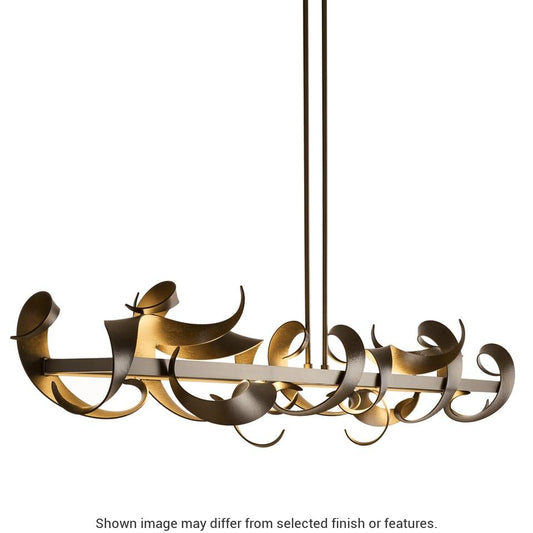 Folio Large LED Pendant - White by Hubbardton Forge