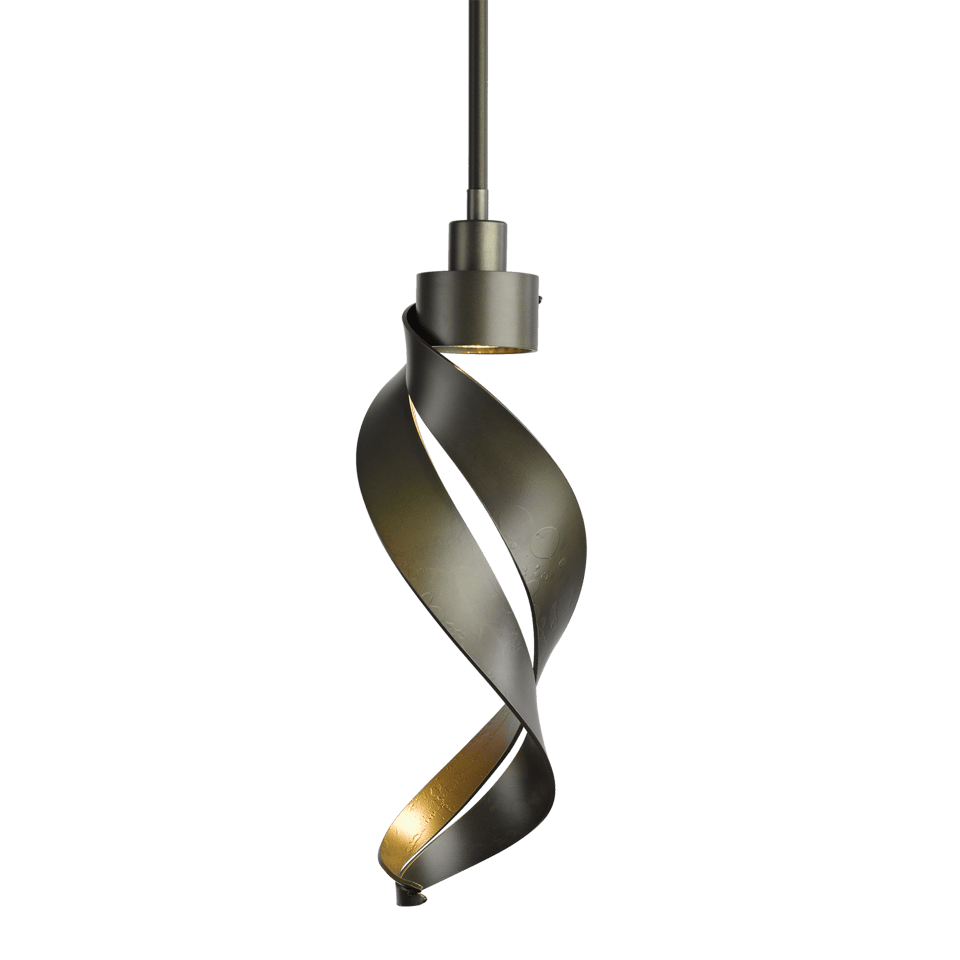 Folio Mini Pendant - Dark Smoke by Hubbardton Forge