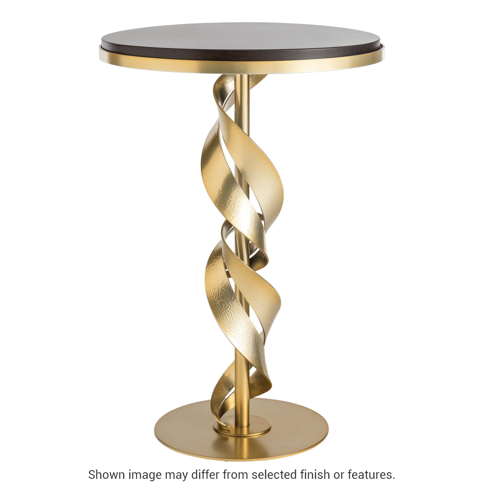 Folio Wood Top Accent Table - White - Maple Grey Wood Top Accent by Hubbardton Forge