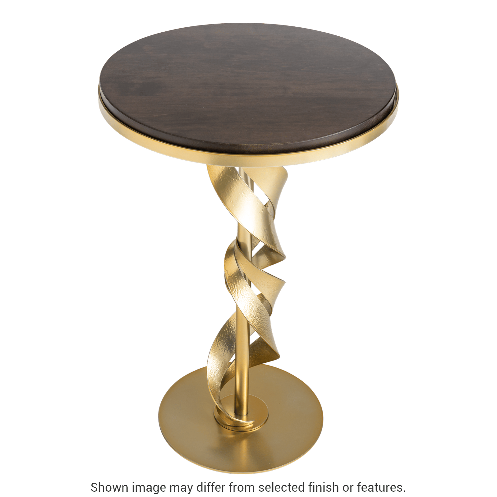 Folio Wood Top Accent Table - White - Maple Natural Wood Top Accent by Hubbardton Forge