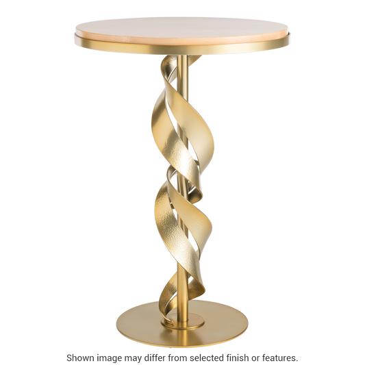 Folio Wood Top Accent Table - White - Maple Natural Wood Top Accent by Hubbardton Forge