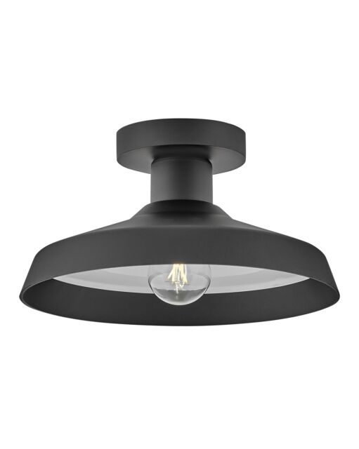 Forge Small Flush Mount - Black by Hinkley Lighting