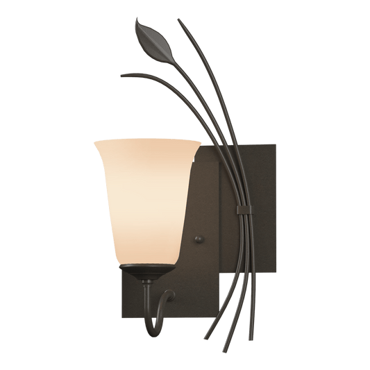 Forged Leaf Sconce - Dark Smoke - Right-Facing by Hubbardton Forge